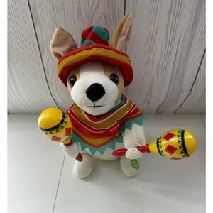 Animated Plush Chihuahua Shaking Maracas & Sings La Bamba